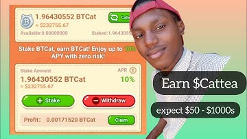 Earn $10 daily from Cattea Airdrop | Earn money in Telegram