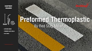 How to apply preformed thermoplastic lines and road marking symbols 🚳