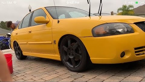 Header and tail light install on the Sentra SE R!!