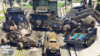 GTA 5 - Stealing MADMAX Vehicles with Michael! [Mad Max Fury Road]  (Real Life Cars #52)