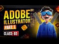 Adobe Illustrator Beginner Tutorial Part 1 | Graphic Design Bangla Class 3