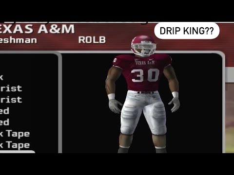 JR Signs and Plays in His First Collegiate Football Game NCAA06 Ep.1 Pt ...