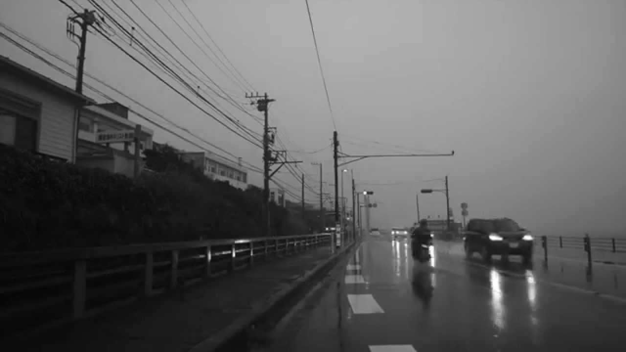 higehiro morning cafe nikon D800 雨の朝、七里ヶ浜、江ノ電 湘南 Rainy day shonan jp /MonoChrome - YouTube