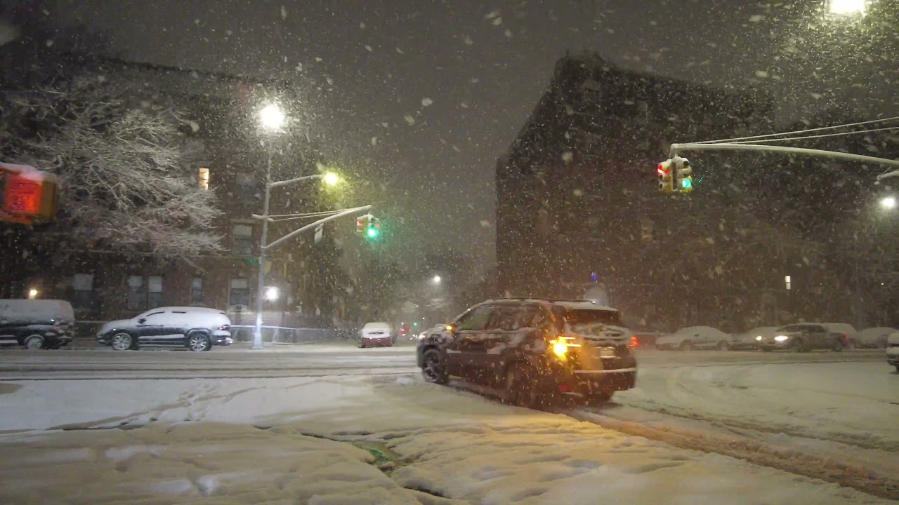 New York 2022 Snow Fall in Bay Ridge Brooklyn NYC(JAN 7, FRI) YouTube
