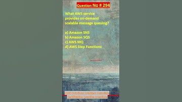Question No. 294 | AWS Solutions Architect Associate Certification Practice Questions | #aws #shorts