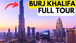 BURJ KHALIFA - AT THE TOP - FULL TOUR - 124th and 125th FLOOR