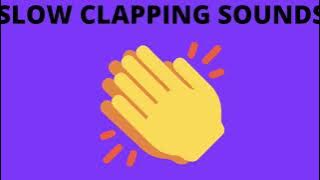 Slow clapping sounds (1 hour)