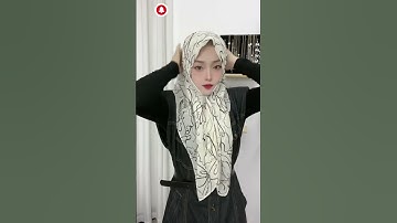 Simple Easy Hijab Tutorial \ How to wear a head scarf for women