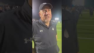 IMG Academy football coach Greg Studrawa after win over TSJPA
