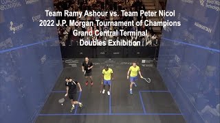 2022 ToC Squash Doubles Exhibition  Team Ramy Ashour vs. Team Peter Nicol