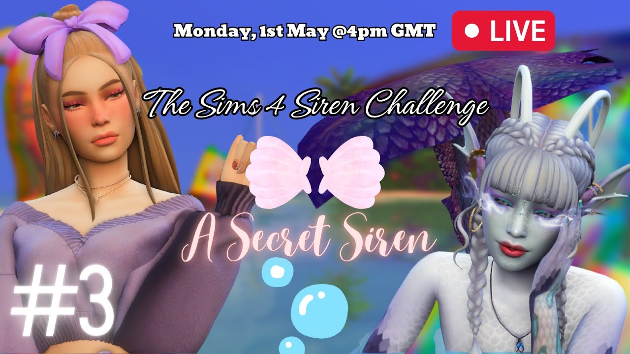 **NEW** The Sims 4 Siren Challenge A Secret Siren EP 3 YouTube