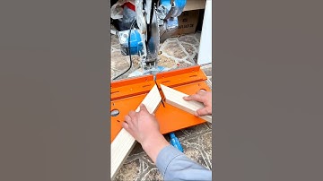 Cutting😱Itna Asaan Molding⚙️Cut Master🪚Trick No GapCorner#Cutting Hack Revealed😱#wood#machine#tools