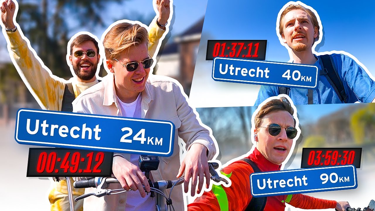 BANKZITTERS GAAN MET DE FIETS NAAR KANTOOR