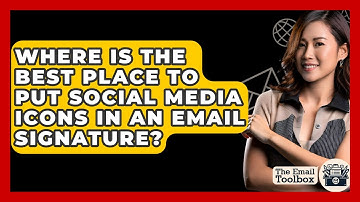 Where Is The Best Place To Put Social Media Icons In An Email Signature? - TheEmailToolbox.com