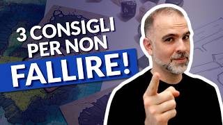 GAME DESIGN: 3 CONSIGLI per NON FALLIRE!