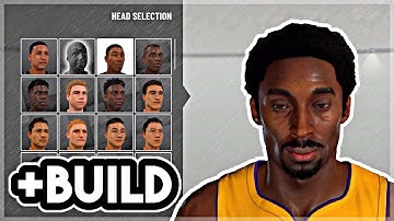 Best KOBE BRYANT FACE CREATION ON NBA 2K20!! MAKE YOUR PLAY LOOK EXACTLY LIKE KOBE BRYANT & BUILD