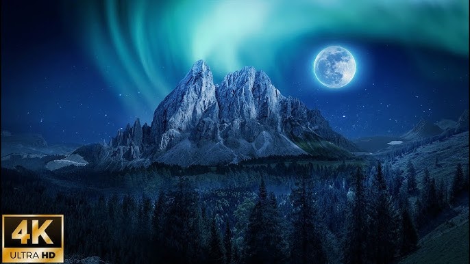 Paisajes nocturnos en movimiento 4K -???????? Paisajes nocturnos para dormir 4K  ???????? - YouTube
