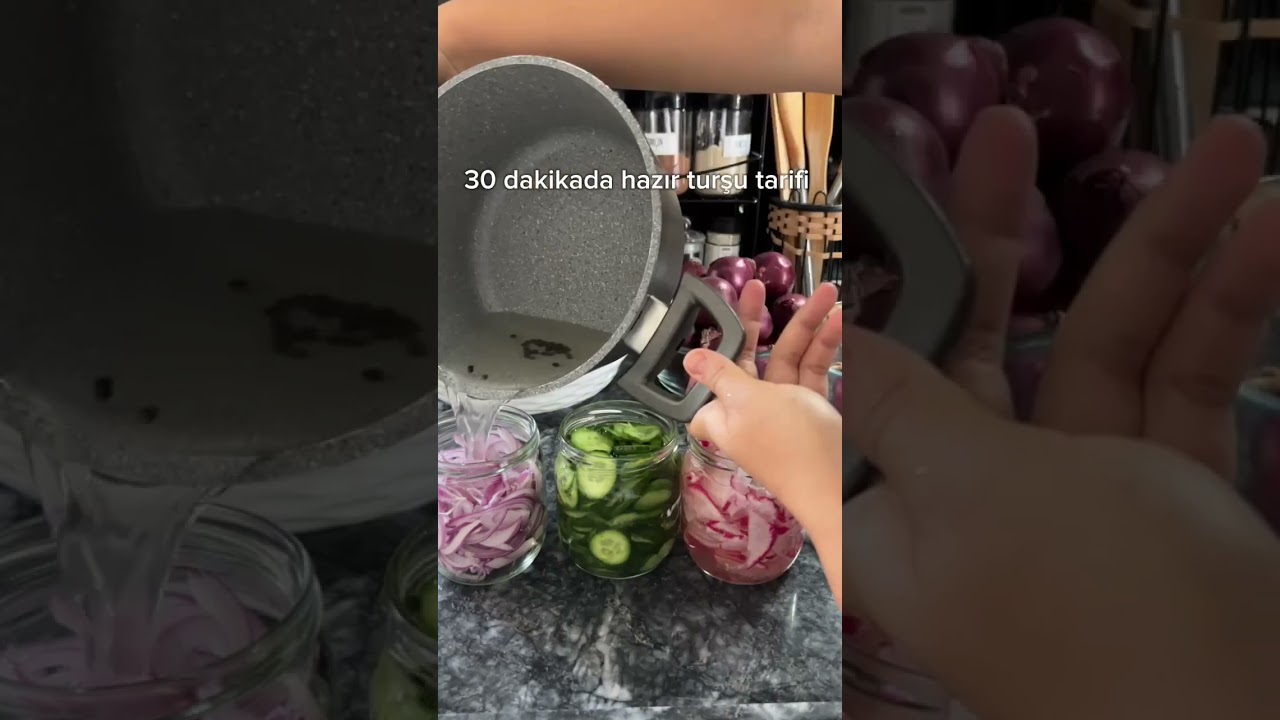 Masterchef’te 30 dakikada yapılan turşu tarifi! #shortvideo  -Mavi Kadın