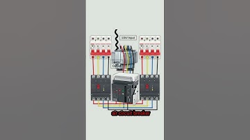 💥💯 three phase distribution form ACB wiring diagram #connection #shorts