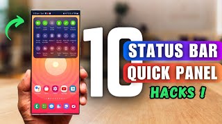 10 Status Bar & Quick Panel Hacks You NEED to Try on Samsung Galaxy Phones !