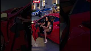 Billionaire Lady Boss Enjoying Her Ferrari In Monaco