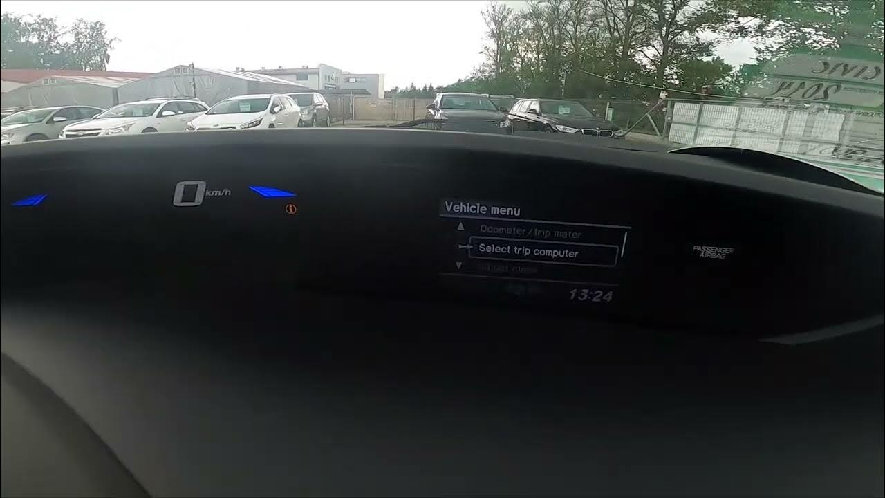 How to Enable or Disable Fuel Efficiency Backlight in Honda Civic IX