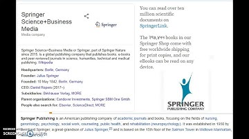 Publish with Springer in Computer Science.