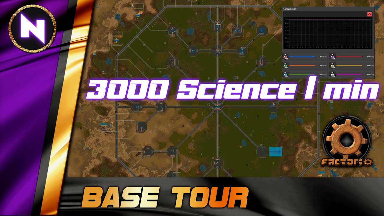 Factorio Reverse Megabase | Base Tour and Review - YouTube