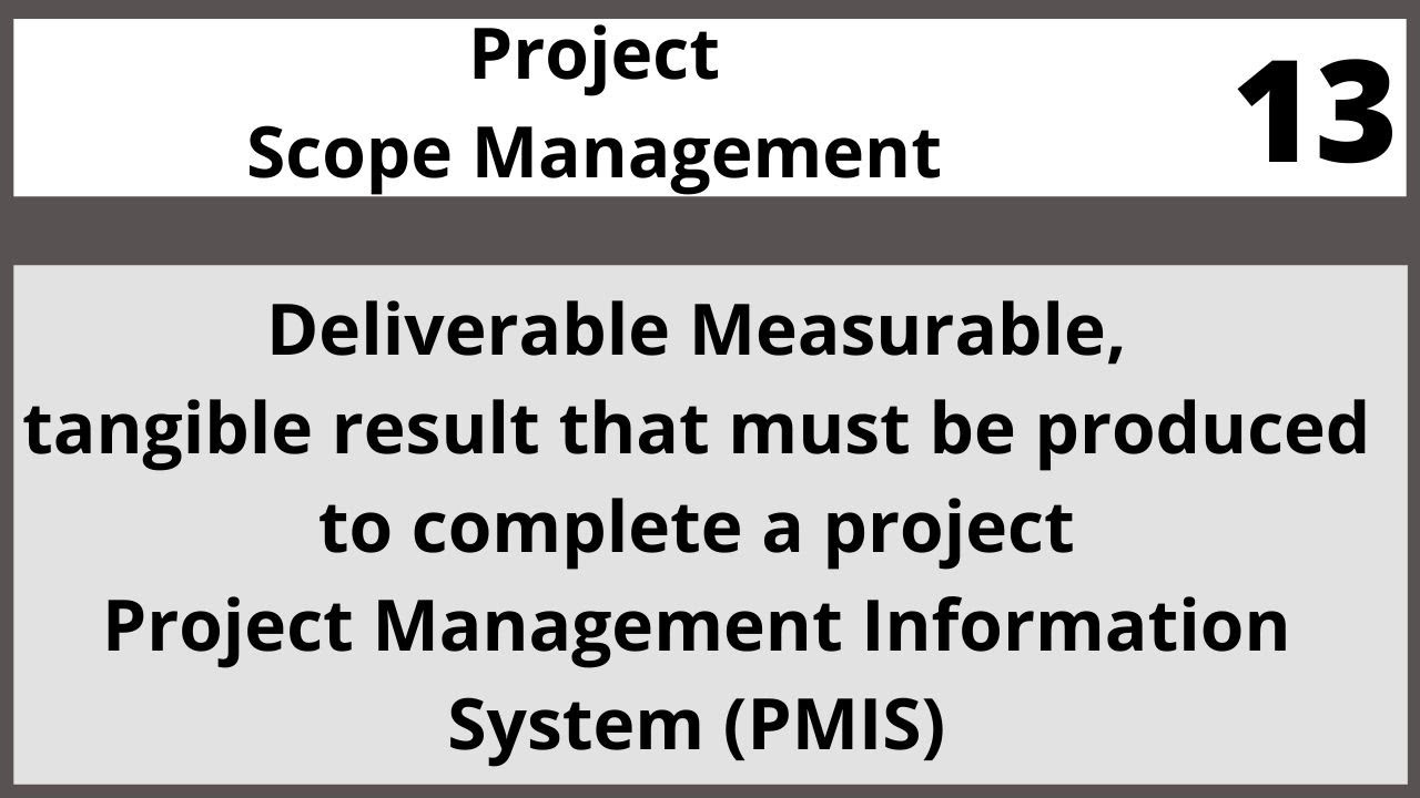 Project Scope Management|Advanced Project Management PRM700 LECTURE 13 ...