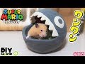 ワンワンハウスに食べられるハムスター！Present super mario character house to hamster！【DIY】