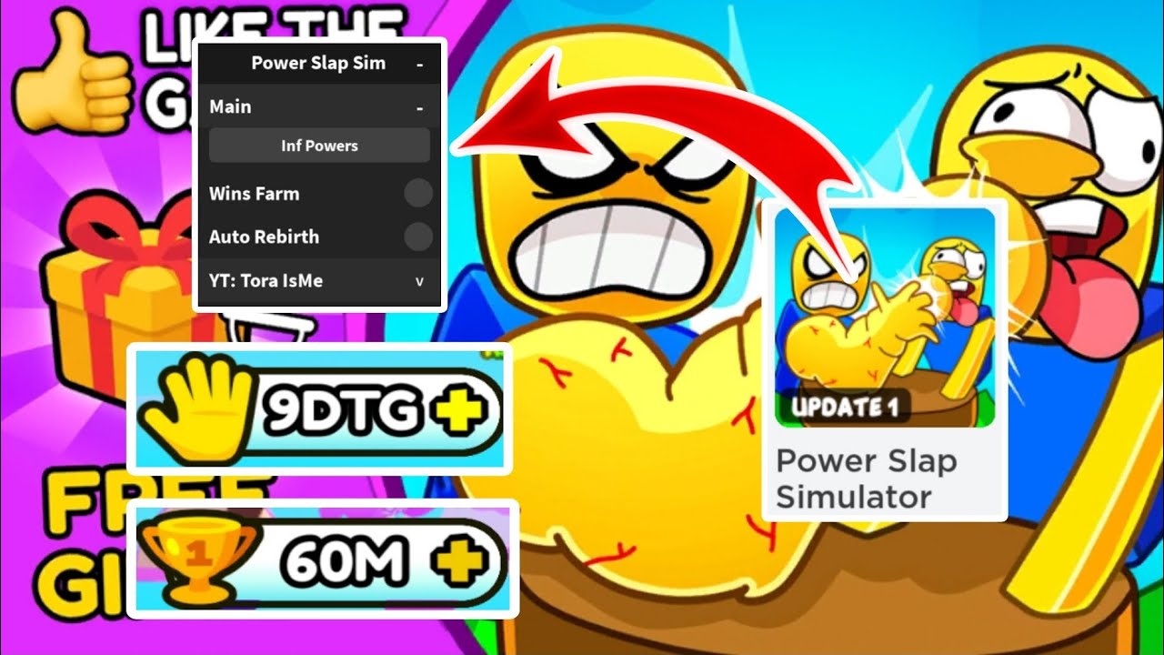 [ SCRIPT ] POWER SLAP SIMULATOR | WINS FARM | INF POWER | SCRIPT HERE ...