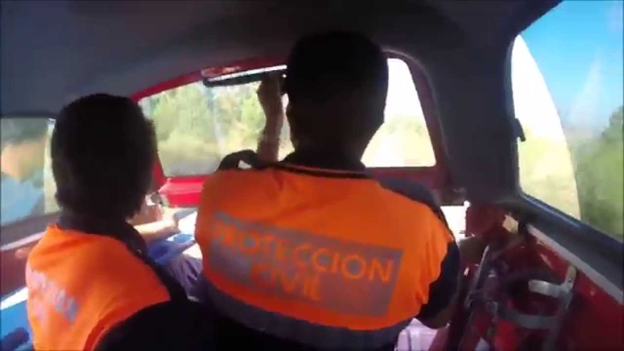 Rescate vigilante del INFOEX (Protección Civil Badajoz y Cruz Roja)