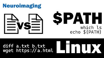 $PATH | diff | wget | Linux Workshop for Neuroimaging & Bioinformatics | part 5