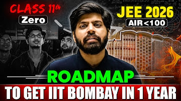 JEE 2026 : Get AIR 100 in 1 Year 🔥| 11th WASTED to IIT Bombay Roadmap | JEE 2026 Strategy | eSaral