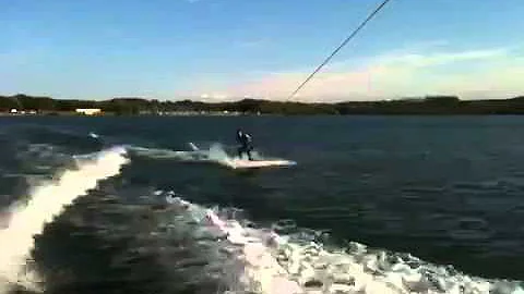 Anthony Pooley wakeboarding