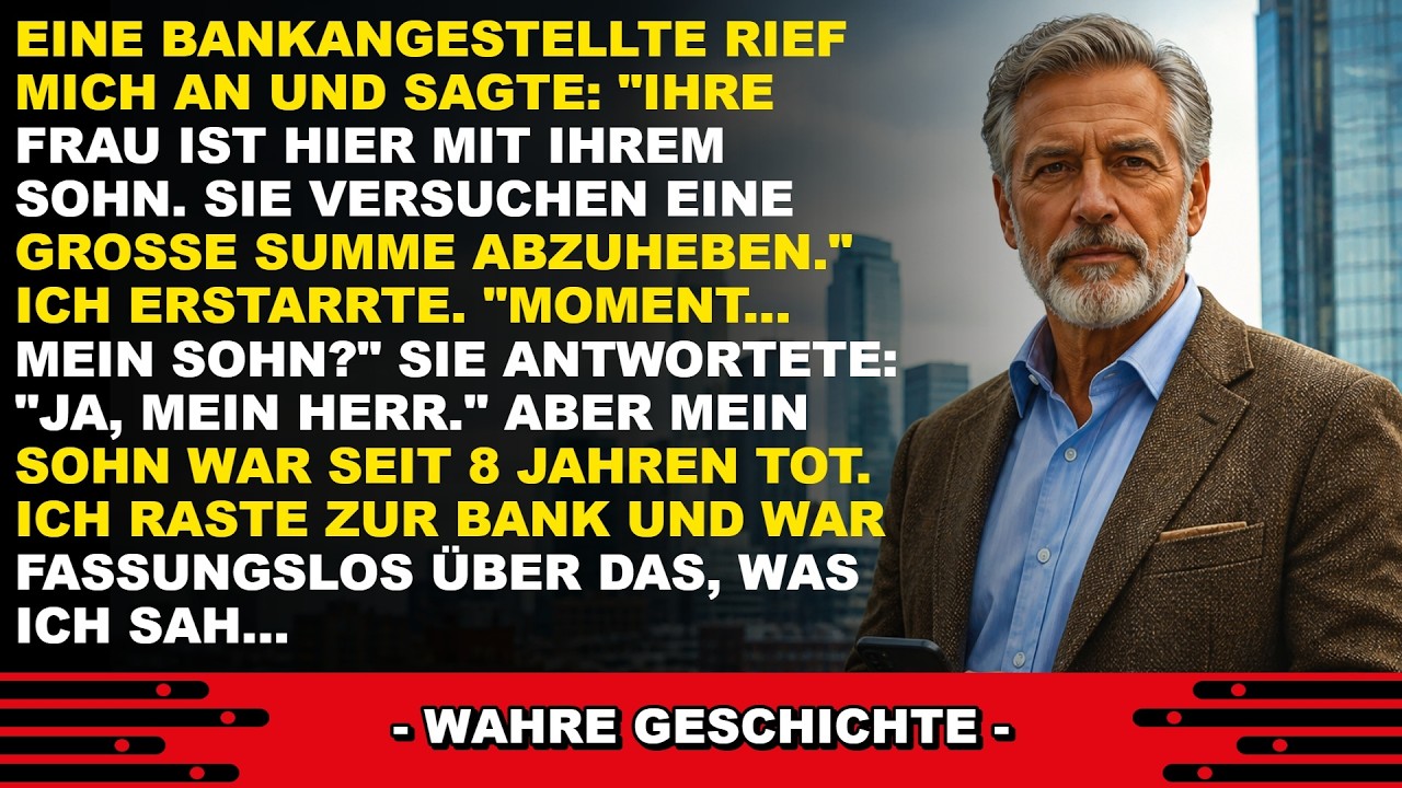 Der Anruf kam, als ich in einem Hotelzimmer in Dallas saß und Verträge durchging. Die Bankdirektorin meiner Filiale in Hamburg sagte mit gedämpfter Stimme: „Ihre Frau ist hier, zusammen mit einem...