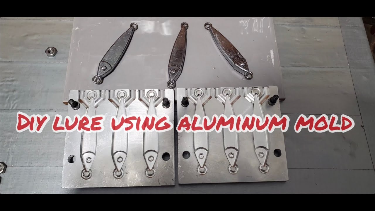 DIY METAL LURES using Aluminum mold 