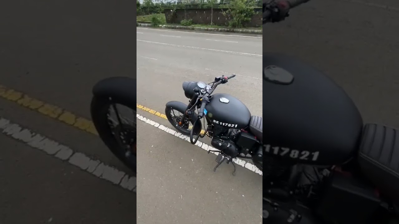 Modified Royal Enfield classic 350 to signals 350