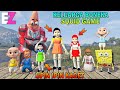 UPIN IPIN BERTEMU KELUARGA BONEKA SQUID GAME, SPONGEBOB KAGET - GTA 5 BOCIL SULTAN