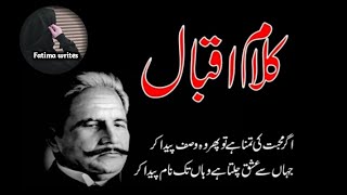 Muhabat Key Tamana Hay To Phir Wo Wasf Paisa Kar||Allama Muhammad Iqbal Poetry||Urdu Poetry