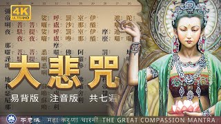 【大悲咒】[國語注音] 易背誦 | 共七遍 | The Great Compassion Mantra | （台灣靈巖山寺唱頌）-不思議BSYi