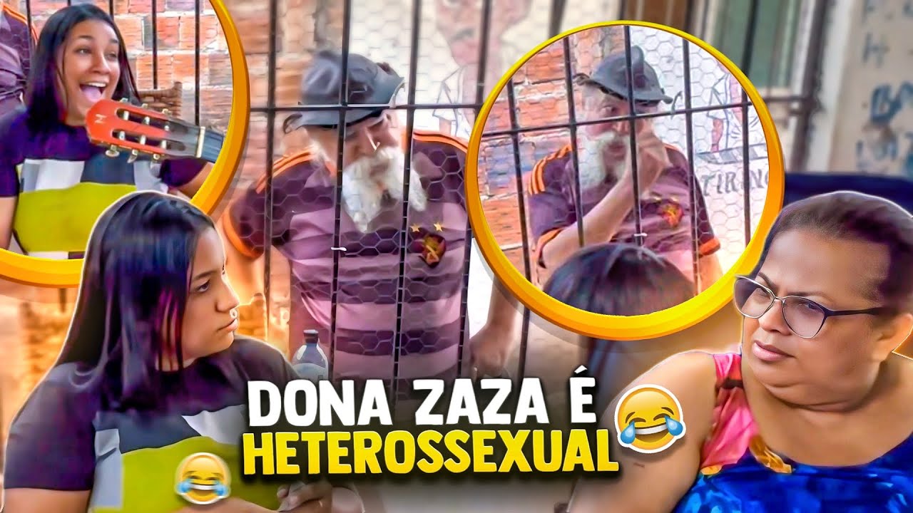 DONA ZAZA REVELOU SER HETEROSSEXUAL NA FRENTE DE LUIZ DO SOM | MANETIKIN