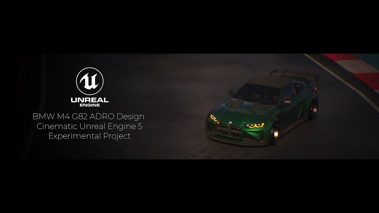 BMW M4 Adro Design - Vehicle Cinematic – Unreal Engine 5 Experimental Project