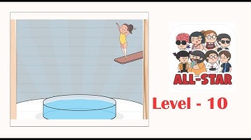 Brain test all star level 10 She must do a dive jump successfully.