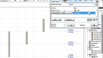 Element linking in ARCHICAD: find & select