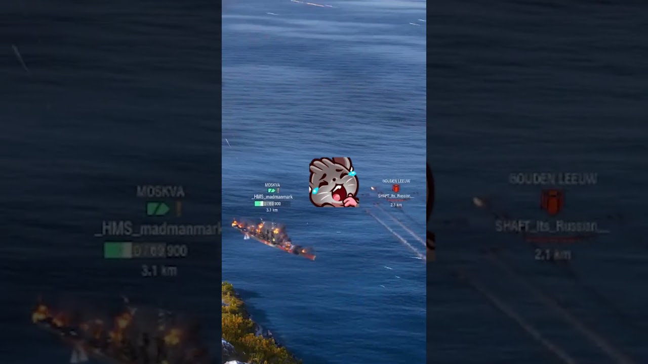 The Evil Chinchilla has spoken #shorts #gaming #worldofwarships #twitch #moments #live #funny #memes