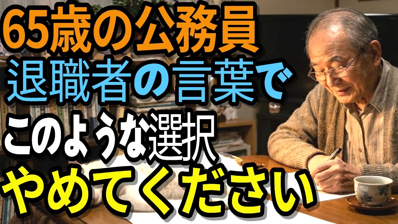 65歳の元公務員.. 退職後、誤った選択で全財産を失うことになるが.. 悲劇的な言葉で| 老後の年金 | 老後の生活 | 老後資金
