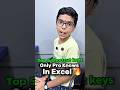 Master Excel with These Pro Shortcut Keys 🔥 #excel #protips #shorts #shortcut #ytshorts