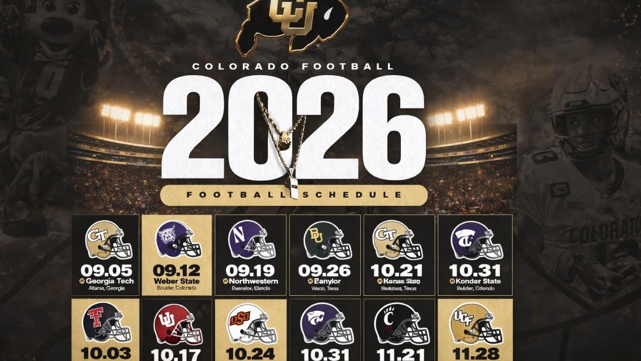 Colorado Football LIVE: Big 12 Schedule Breakdown + Georgia Tech Scouting | Toughest Path in Big 12