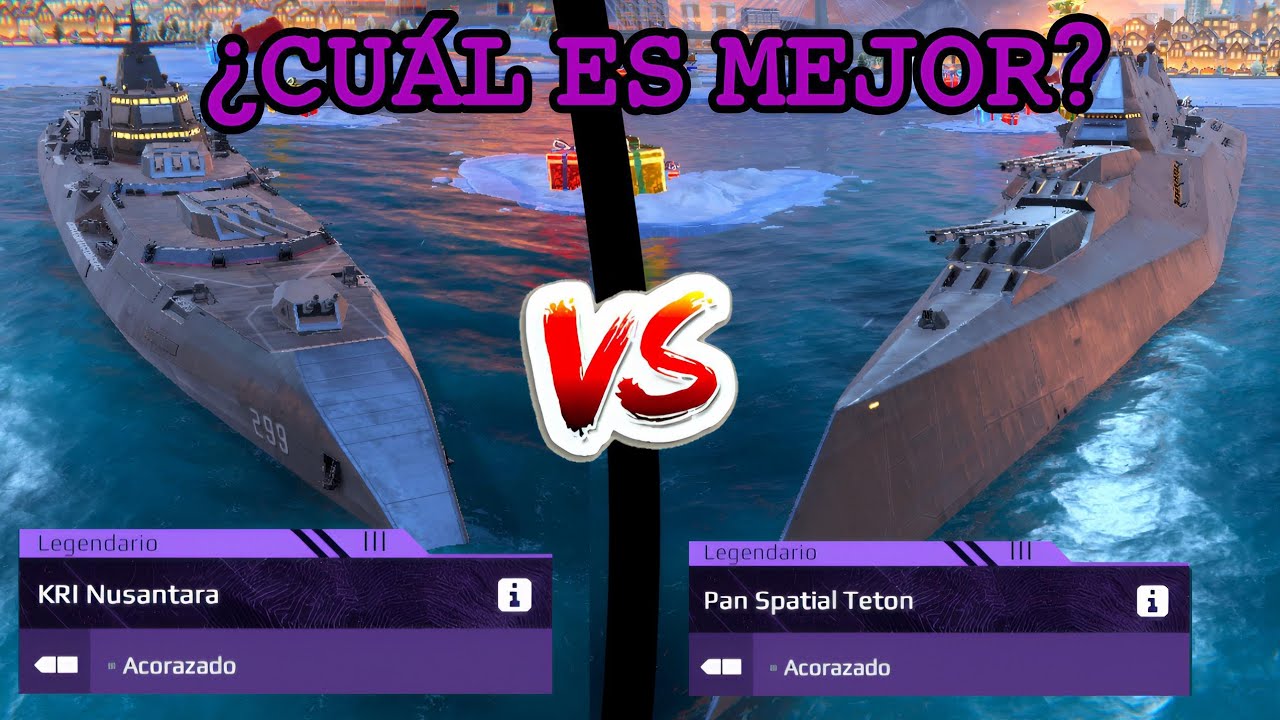 KRI NUSANTARA vs PAN SPATIAL TETON , cuál de los 2 es mejor 🤔🤔 en 